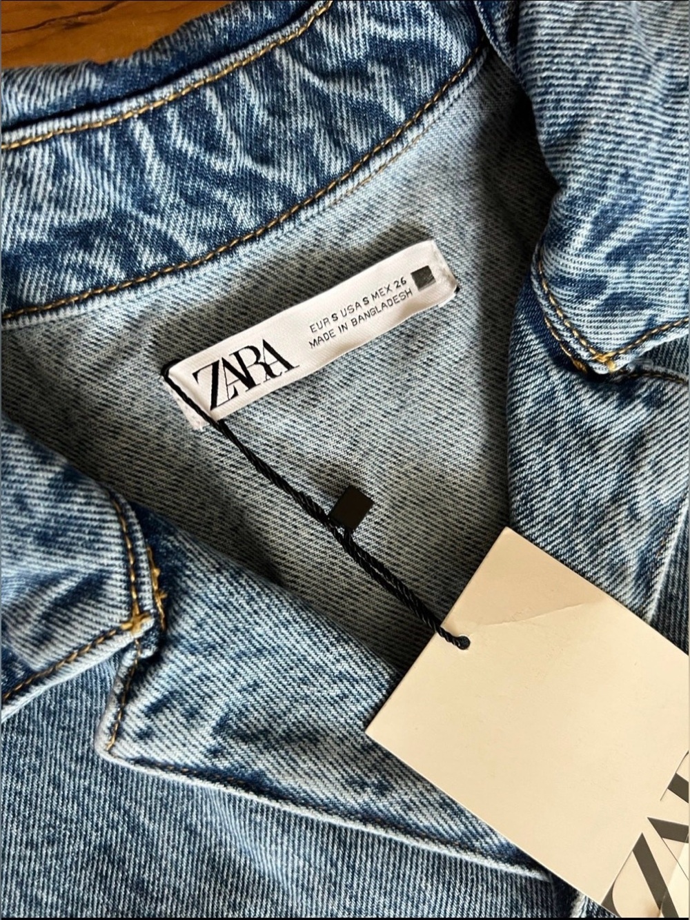 Zara Blue Denim Jumpsuit - Picture 5 of 12